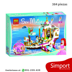 Barco real de ceremonias de Ariel  - Disney - 384 piezas