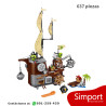 Piggy Barco Pirata - Angry Birds - 637 piezas