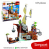Piggy Barco Pirata - Angry Birds - 637 piezas