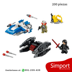 Microfighters Ala-A vs. Silenciador TIE - Star Wars  - 200 Piezas