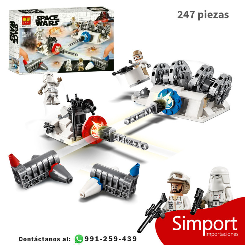 Action Battle Ataque al Generador de Hoth - Star Wars  - 247 Piezas