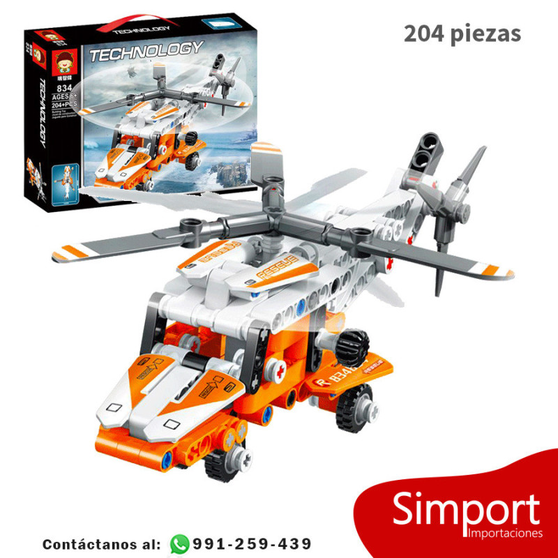 Helicóptero de carga - Technic - 204 Piezas