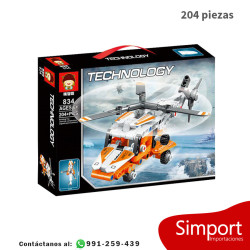 Helicóptero de carga - Technic - 204 Piezas