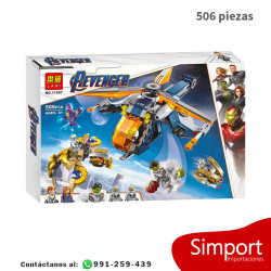 Vengadores Rescate en Helicóptero de Hulk - Marvel  - 506 Piezas