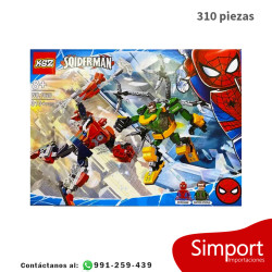 Robot Battle Spider-Man vs Doctor Octopus  - Spiderman - Marvel - 310 Piezas