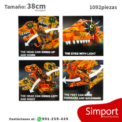 Tiranosaurio Rex Control Remoto  - Technology - 1092 Piezas