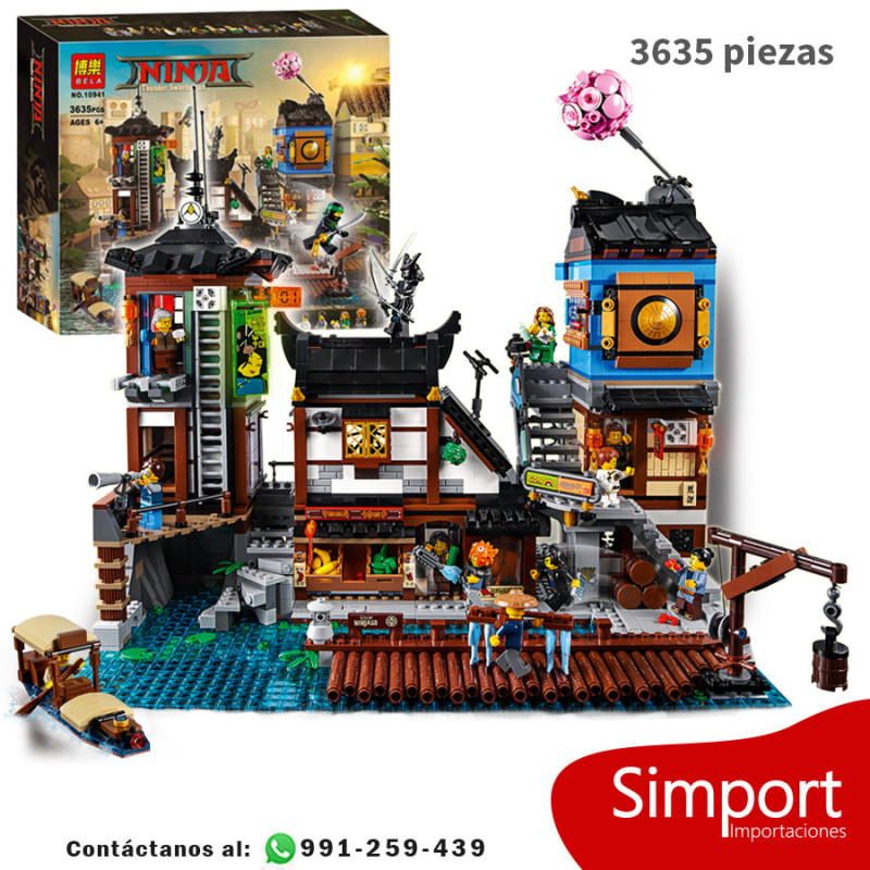Muelles de la Ciudad de Ninjago - Ninjago  - 3635 Piezas