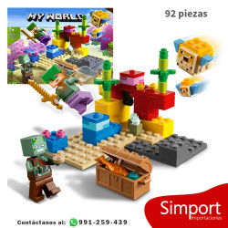 El Arrecife de Coral - Minecraft  - 92 Piezas