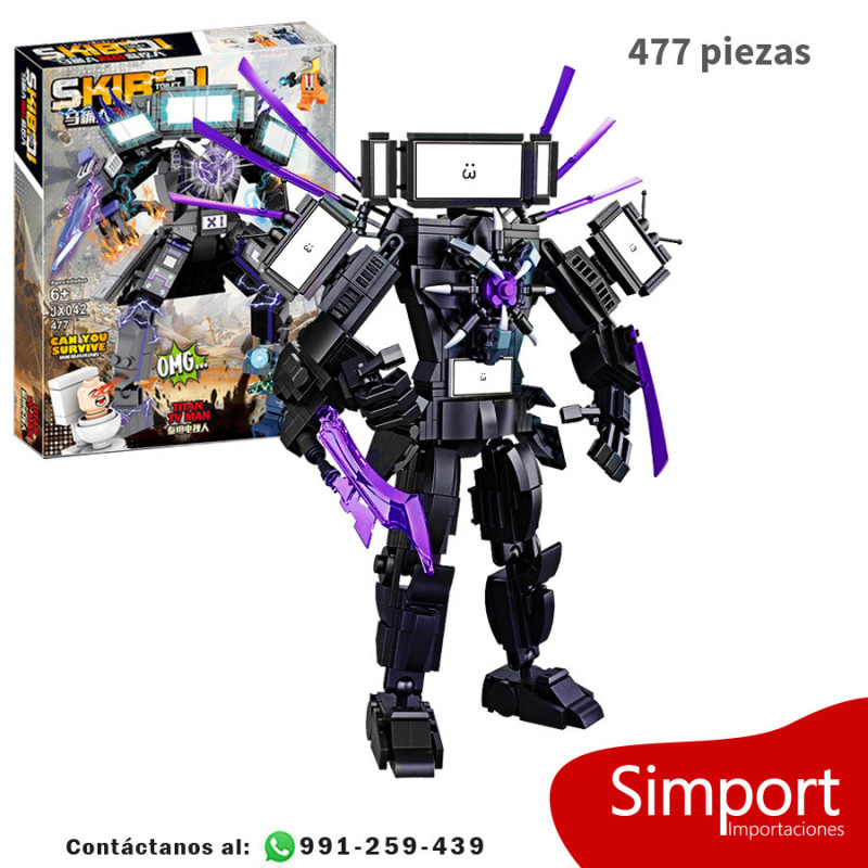 Titan Tv Man - Skibidi Toilet - 477 Piezas