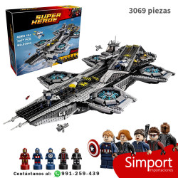 El Helitransporte de SHIELD - Marvel  - 3069 Piezas