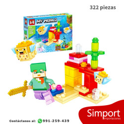 Exploración Submarina - Minecraft - 322 Piezas