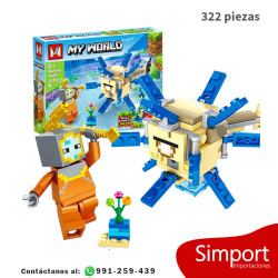 Exploración Submarina - Minecraft - 322 Piezas