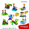 Pueblo Granja Set de 10 - Minecraft  - 199 Piezas