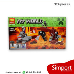 Nether , Whiler - Minecraft - 324 piezas