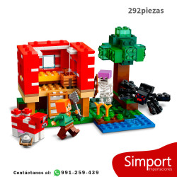 La casa chamampiñon - 292 Piezas - Minecraft