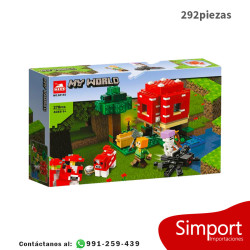 La casa chamampiñon - 292 Piezas - Minecraft