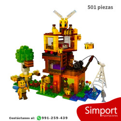 Muelle de abejas - 501 Piezas - Minecraft