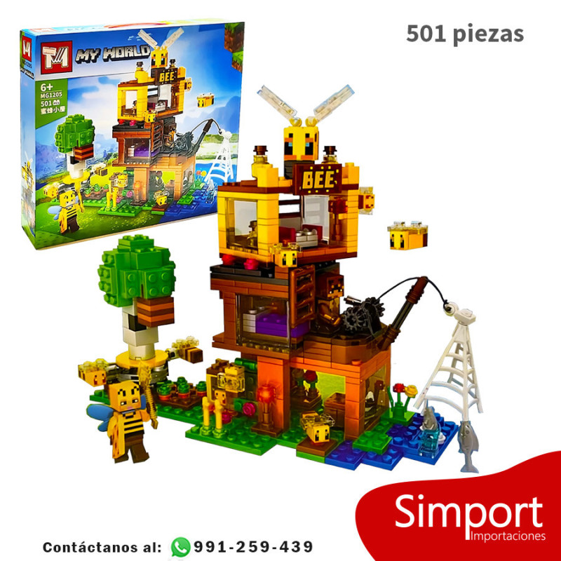 Muelle de abejas - 501 Piezas - Minecraft