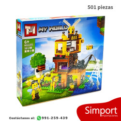 Muelle de abejas - 501 Piezas - Minecraft