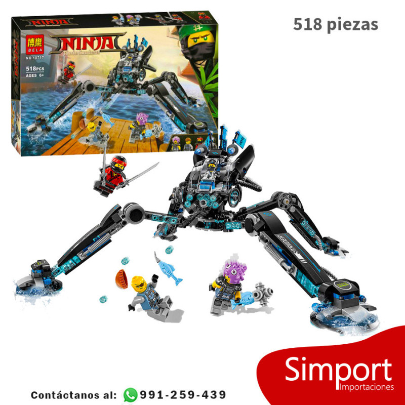Guerrero acuático  - 518 Piezas - Ninjago