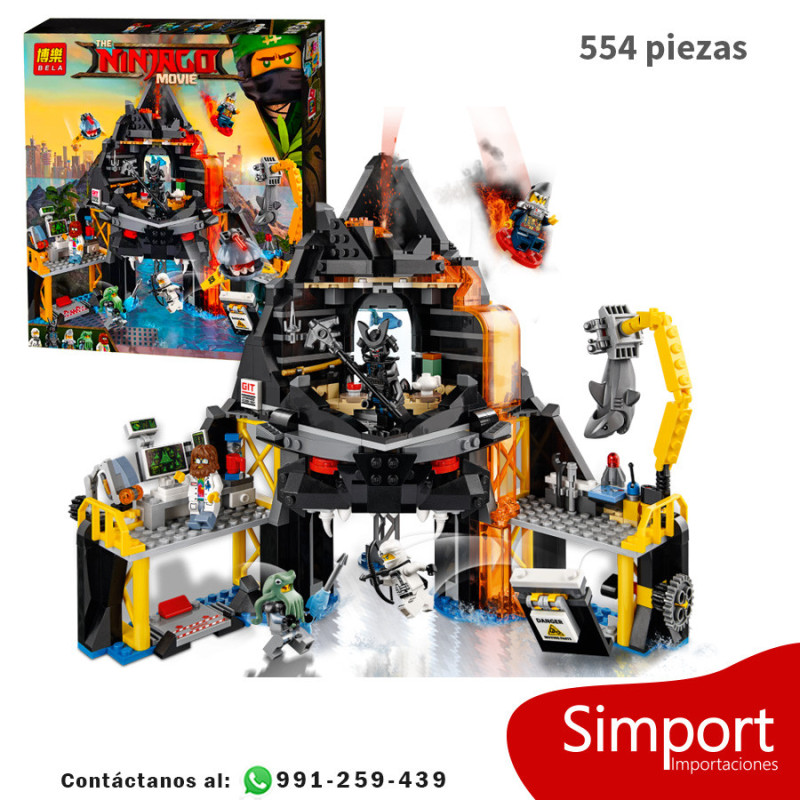 Guarida volcánica de Garmadon - 554 Piezas - Ninjago