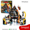 Guarida volcánica de Garmadon - 554 Piezas - Ninjago