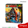 Guarida volcánica de Garmadon - 554 Piezas - Ninjago