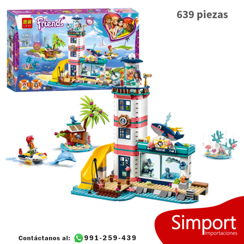 Centro del rescte del faro - 639 Piezas - Friends