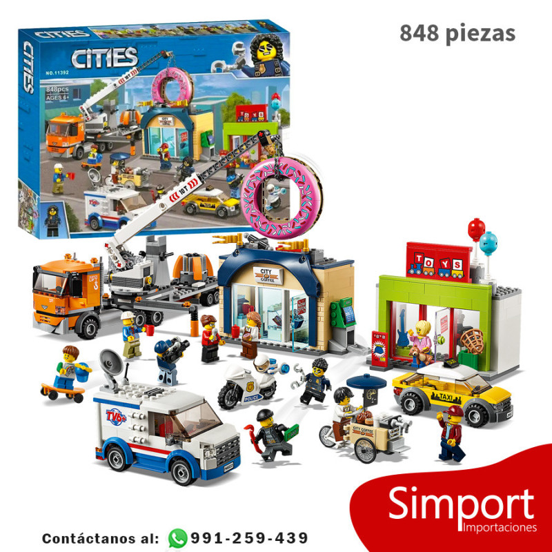 Inauguracion de tienda de donas - 848 Piezas - City