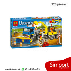 Barredora y excavadora - 323 Piezas - City