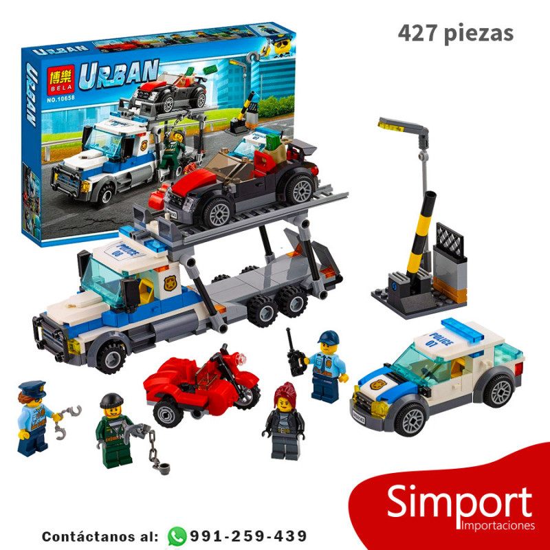 Atraco al camion de coches - 427 Piezas - City