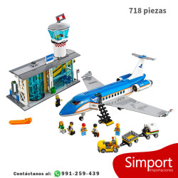 Terminal aeropuerto de pasajeros - 718 Piezas - City