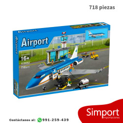 Terminal aeropuerto de pasajeros - 718 Piezas - City