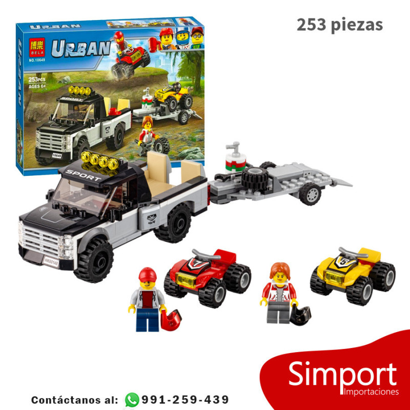Todoterreno del equipo de carreras - 253 Piezas - City