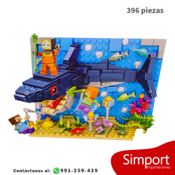 Tiburón - 396 Piezas - Minecraft