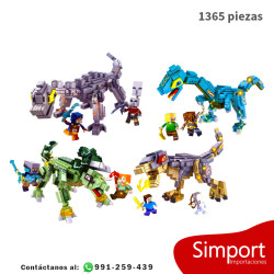 Dinosaurios - 1365 Piezas - Minecraft