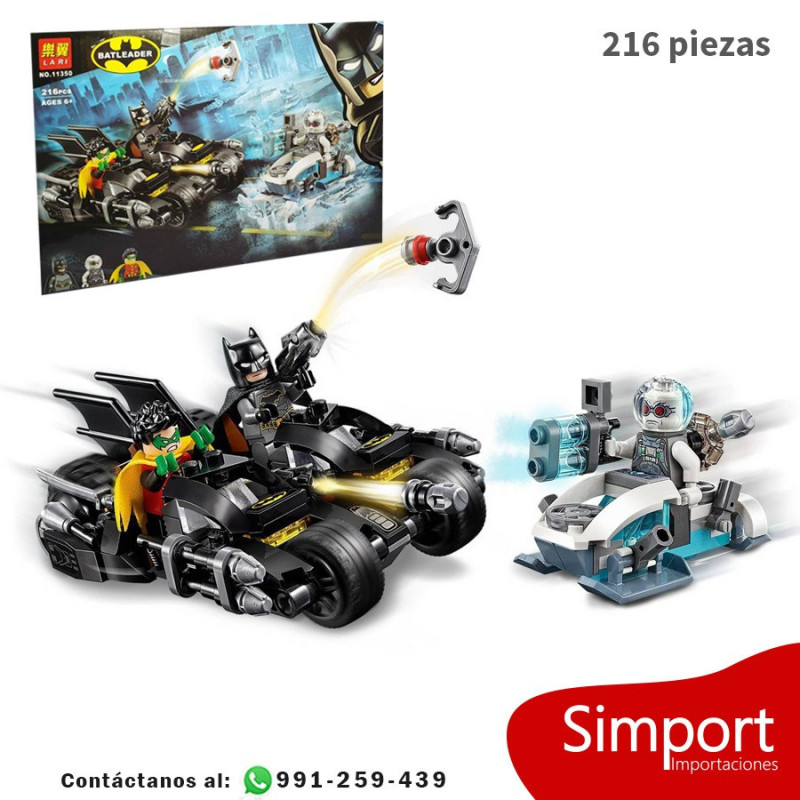 Batman y Robin - Batimovil - DC Comics - 216 piezas