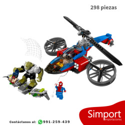 Rescate en el Helicóptero Araña - 298 Piezas - Marvel