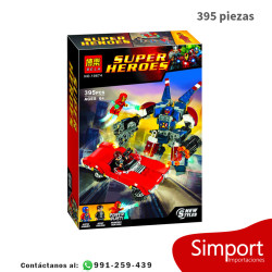 Iron Man el ataque de Acero de Detroit - 395 Piezas - Marvel