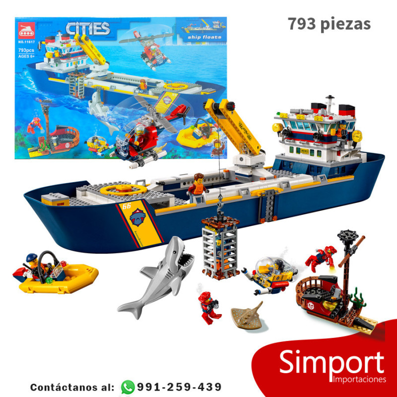 Buque de Explorracion Oceanica - 793 Piezas - Cities