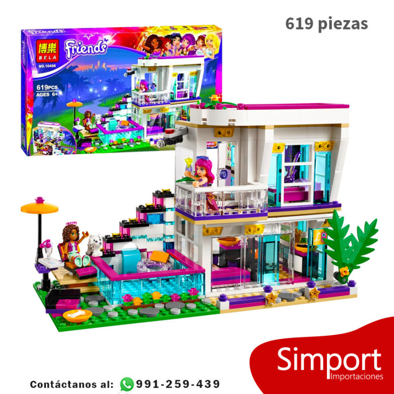 Pop Star casa de Livi - 619 Piezas - Friends