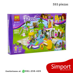 Piscina De Verano De Heartlake  - 593 Piezas - Friends