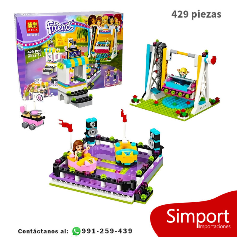 Coches de choque Parque de atracciones 429pcs Friends