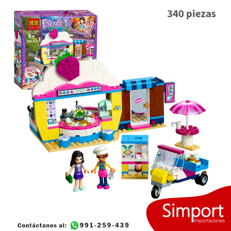 Cafetería Cupcake de Olivia - 340 Piezas - Friends