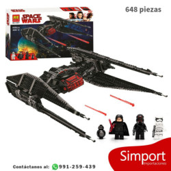 Nave Fighter Kylo Ren  - Star Wars - 648  piezas