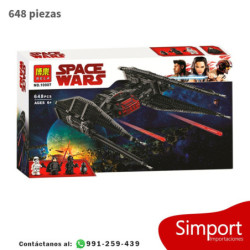 Nave Fighter Kylo Ren  - Star Wars - 648  piezas