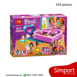 Caja Corazón de Stephanie - 205 Piezas - Friends Bela