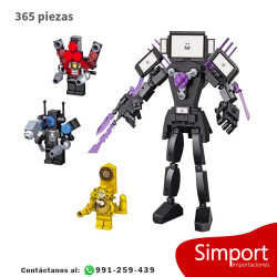 Titan TV Man - 365 Piezas - Skibidi Toiled