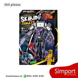 Titan TV Man - 365 Piezas - Skibidi Toiled