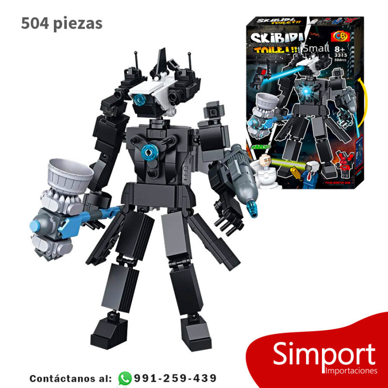 Thor Titan Monitor Sound Man - 504 Piezas - Skibidi Toiled